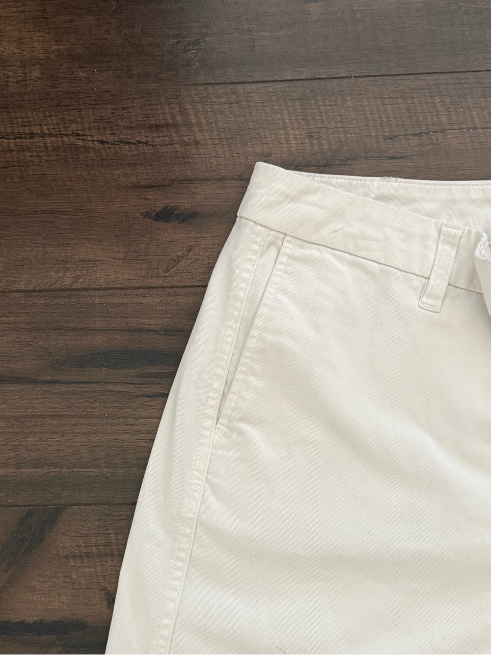 J. Crew High Rise Girlfriend Chino Pants White Size 8 - Picture 6 of 10